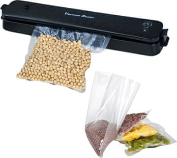 HOME & MARKER® Aparat za vakuumiranje hrane, očuvanje svježine, univerzalan vacuum sealer aparat za vakuumsko zatvaranje, održavanje hrane svježom do tjedan dana, jednostavna upotreba | PROVASEAL