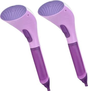 HOME & MARKER® Ručni putni parni likalnik 40x12 cm, za okomito glačanje (roza/bijela 1+1 gratis) | S2TEAMY