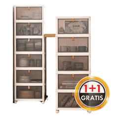 HOME & MARKER® Sklopive kutije s poklopcem za odjeću 1+1 gratis – tekstilne kutije za spremanje | O2RGABOX