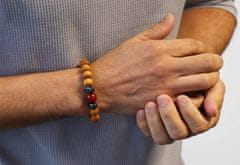 AWG Drvena narukvica - cedar i citrin - perle 10 i 12 mm