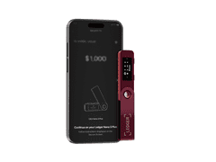 Ledger Ledger Nano S PLUS novčanik za Bitcoin i druge kriptovalute, Crimson Magenta