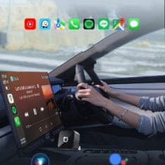 VYZIO® Bežični CarPlay i Android Auto adapter, plug & play USB, automatsko povezivanje bez kabela | CUBELINK