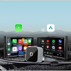 VYZIO® Bežični CarPlay i Android Auto adapter, plug & play USB, automatsko povezivanje bez kabela | CUBELINK