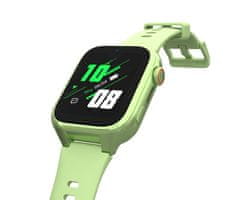 Manta Stelio Junior PRO AI 4G dječji pametni sat, GPS+WIFI+LBS lokacija, SOS tipka, zelena (Pistacchio Green)