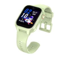 Manta Stelio Junior PRO AI 4G dječji pametni sat, GPS+WIFI+LBS lokacija, SOS tipka, zelena (Pistacchio Green)