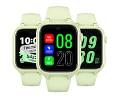 Manta Stelio Junior PRO AI 4G dječji pametni sat, GPS+WIFI+LBS lokacija, SOS tipka, zelena (Pistacchio Green)