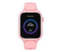 Manta STELIO JUNIOR dječji pametni sat, 4G LTE, SOS tipka, roza (puderasto ružičasta)