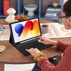 Tech-protect SC Pen Keyboard maskica s tipkovnicom za Xiaomi Poco Pad M1 / Redmi Pad 2 Pro 12.1'', crno