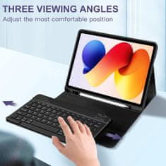 Tech-protect SC Pen Keyboard maskica s tipkovnicom za Xiaomi Poco Pad M1 / Redmi Pad 2 Pro 12.1'', crno