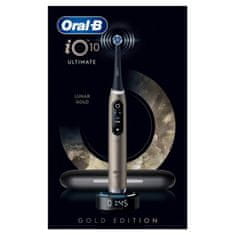 Oral-B Električna zubna četkica iO10 Lunar Gold + putna torbica za punjenje