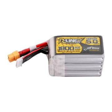 Tattu Lipo baterija Tattu R-Line 5.0 1800mAh 22.2V 150C 6S s XT60 konektorom