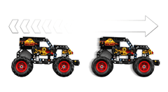 LEGO Technic 42219 Monster Jam™ Grave Digger™ Vatra i led