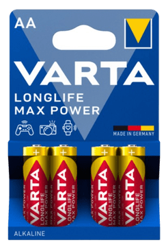 Varta Longlife Max Power AA baterije, alkalne, 1,5 V, 4 komada (4706101404)