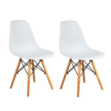 Aga 2x Blagovaonska stolica Bijela