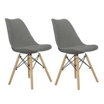 Aga 2x Blagovaonska stolica MR2035 Siva