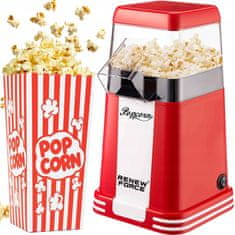 Dexxer Aparat za kokice na vrući zrak 1200 W, crveni