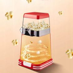 Dexxer Aparat za kokice na vrući zrak 1200 W, crveni