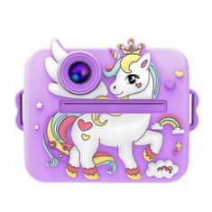 Dexxer Dječji LCD instant fotoaparat s printerom + 3 ljubičaste trake