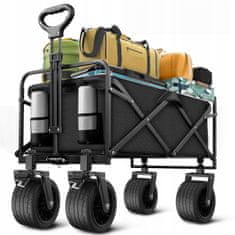 Dexxer Sklopiva transportna kolica za plažu i kampiranje 88 cm