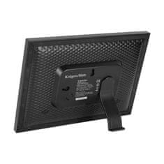 Krüger&Matz Digitalni okvir za fotografije osjetljiv na dodir Wi-Fi 10,1″ crni APP s LED RGB pozadinskim osvjetljenjem