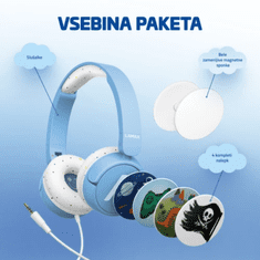 LAMAX SoundKid1 dječje žičane slušalice, ograničenje glasnoće 85 dB, plave (LXOHMSOKI01LA)