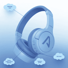 LAMAX BaseKid1 dječje bežične slušalice, ograničenje glasnoće 85 dB, plave (LXOHMBAKI01LA)