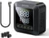 Nikcorp Syncwire Mini prijenosna električna pumpa za gume, 10.35 bara, 150 PSI, LCD zaslon, za auto, bicikl i lopte