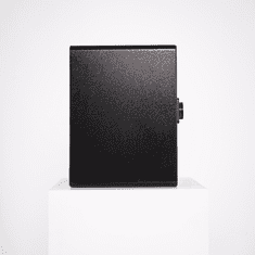 Nikcorp Oklopljeni kućni sef s elektroničkom bravom i ključem, čelični, 40x36x30 cm, crni