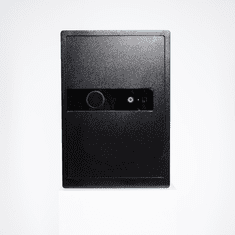 Nikcorp Oklopni kućni biometrijski sef na otisak prsta i šifru 58x40x33 cm, čelični, crni