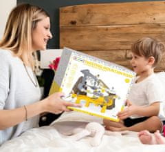 Nikcorp Dječja trkaća staza i gradilište s dizalicom, 8 automobila i spiralnom cestom, kreativni set za djecu od 3 godine