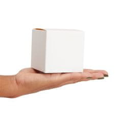 Nikcorp Set od 100 bijelih papirnatih poklon kutija za sitnice 7,6x7,6x7,6 cm, elegantne sklopive kutijice za vjenčanja i darivanje