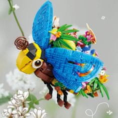 Nikcorp Set kockica Insekti i cvijeće, 627 elemenata, 18 cm - Kreativna dekoracija i graditeljski set za djecu i odrasle