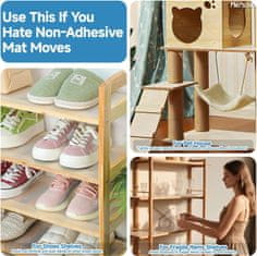 Nikcorp Prozirna samoljepljiva zaštitna podloga za ladice i hladnjake od EVA materijala 44,5cm x 500cm - protuklizna folija za police