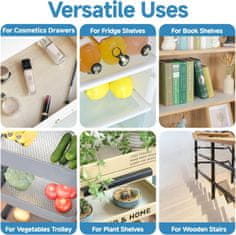 Nikcorp Prozirna samoljepljiva zaštitna podloga za ladice i hladnjake od EVA materijala 44,5cm x 500cm - protuklizna folija za police