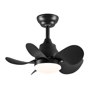 Nikcorp Stropni ventilator s LED rasvjetom i daljinskim, 6 brzina, 55 cm, crni - tihi rad i podesivo svjetlo za dom i ured