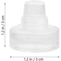 Nikcorp Hemoton stakleni cilindrični čepovi za vinske boce, set 10 komada, prozirni, univerzalni zatvarači za očuvanje svježine vina