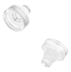 Nikcorp Hemoton stakleni cilindrični čepovi za vinske boce, set 10 komada, prozirni, univerzalni zatvarači za očuvanje svježine vina