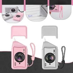 Nikcorp Set od 6 brisivih kemijskih olovaka s gumicom za djecu i školu, plava tinta, šareni dizajn, sigurno i netoksično pisanje