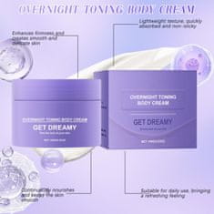 Nikcorp Dreamy Overnight Toning Whip noćna učvršćujuća krema za tijelo i regeneraciju kože, lagana tekstura, 100 g