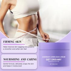 Nikcorp Dreamy Overnight Toning Whip noćna učvršćujuća krema za tijelo i regeneraciju kože, lagana tekstura, 100 g