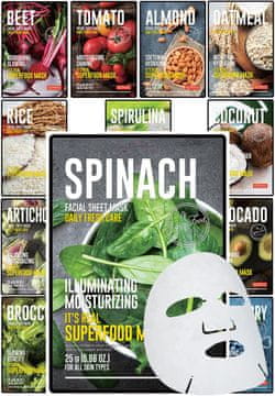 Nikcorp Superfood set hidratizirajućih maski u maramici za lice - 12 kom, za sve tipove kože, intenzivna njega i blistav ten