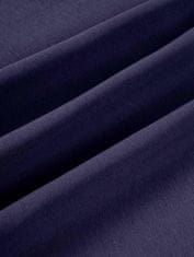 Nikcorp Elegantna ženska pamučna midi suknja lepršavog kroja, mekana i prozračna, tamnoplava XL