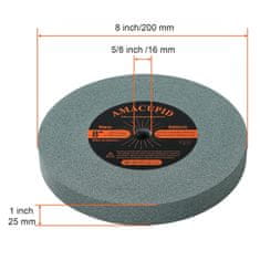 Nikcorp Brusna ploča zeleni silicijev karbid za stolne brusilice 200x25x16 mm za tvrdi metal i keramiku