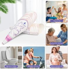 Nikcorp Jednokratni ženski ljevak za mokrenje u stajaćem položaju, set 50 komada, higijensko pomagalo za putovanja i kampiranje