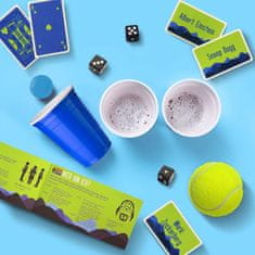 Nikcorp Društvena igra za odrasle Set od 15 alkoholnih igara iz cijelog svijeta s čašama, kartama i lopticama za nezaboravne zabave