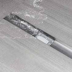 Nikcorp Linearni tuš kanal s mjehurićima od nehrđajućeg čelika sa sifonom 120x11 cm - Inox podni odvod za walk-in tuš kabine