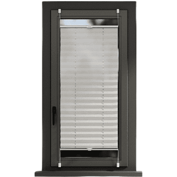 Nikcorp Klemmfix plisirana roleta bez bušenja 80x150 cm - Bijela žaluzija za zaštitu od sunca i privatnost s podesivim nosačima