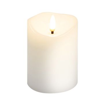 Goobay LED bijela stolna svijeća 7.5x10 cm