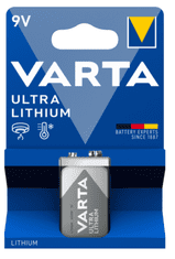 Varta Ultra Lithium 9V baterija (6122301401)