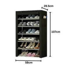 HOME & MARKER® Prenosno i sklopivo stojalo za cipele | OMARA Mala